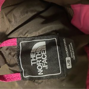 Pink north face windbreaker